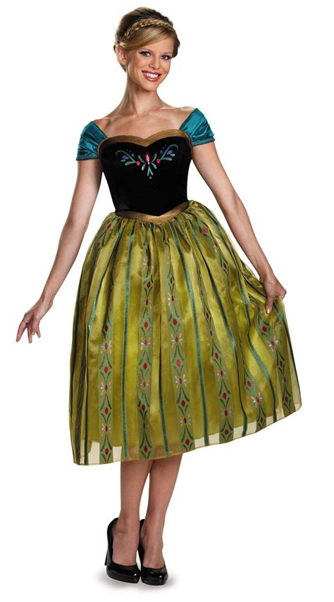 Jan 13, 2020 · OFFICIAL ADULT PRINCESS ANNA COSTUME - This full satin costume dress is both comfortable and elegant, and includes a removable cloak and metallic gold trim accents; DRESS WORTHY OF THE THRONE OF ARENDELLE - This Frozen costume is a movie inspired costume dress that captures this iconic character's look;